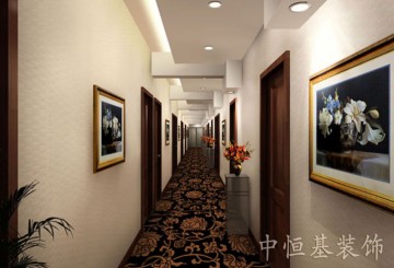 公装-宾馆简约风格装修效果图