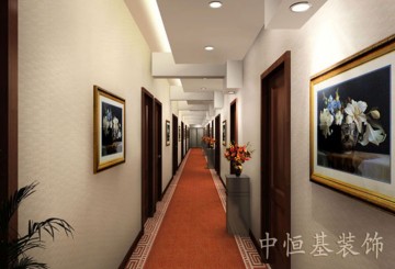 公装-宾馆简约风格装修效果图