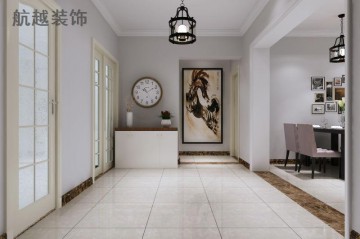 现代简欧门厅装修效果图