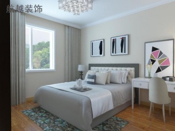 现代简欧卧室装修效果图