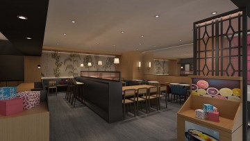 现代优雅风格公装店面装修效果图