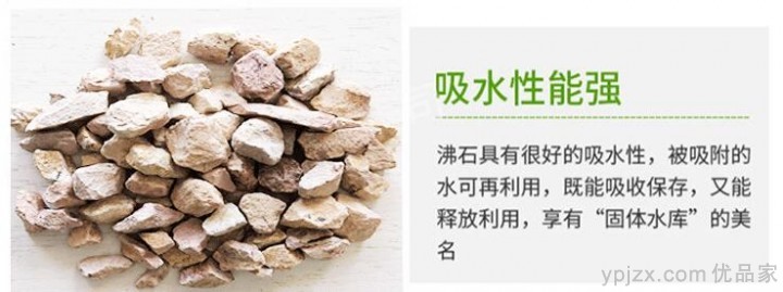 A级沸石，吸水性强